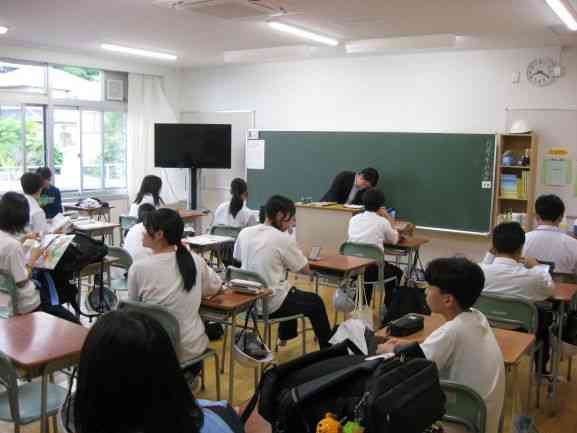 ６月４日朝学活２年